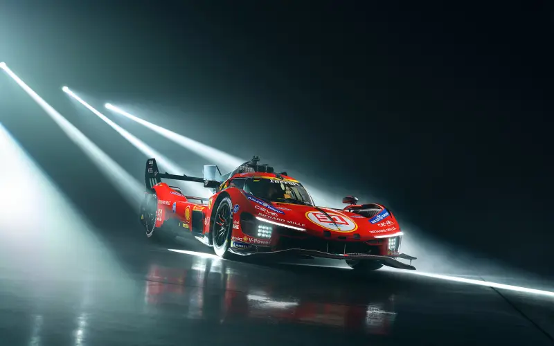 Ferrari devela el 499P 2026 para el WEC sin cambios respecto al año pasado