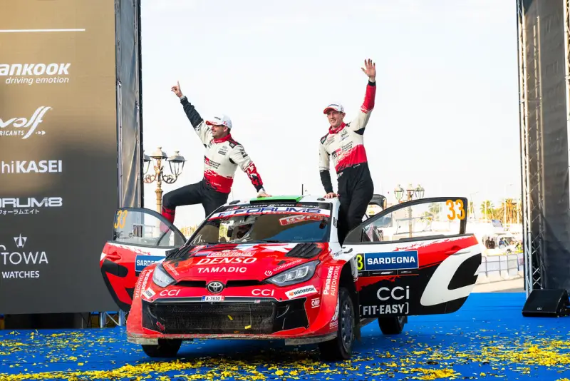 Elfyn Evans es campeón del WRC 2026 en el Rally Italia Sardegna